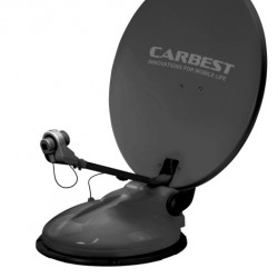 Carbest Travelsat 2 - 68 cm satellite system with Bluetooth - Anthracite
