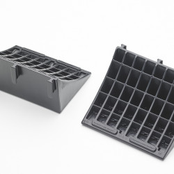 Parking stopper for maxi wedge - Black - Set of 2
