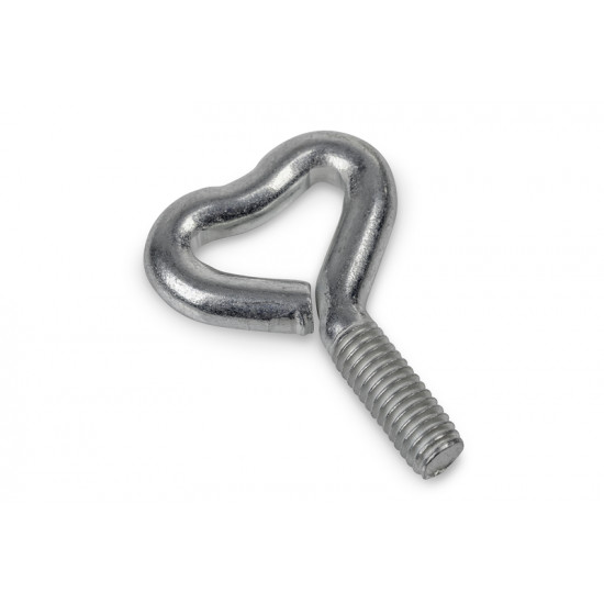 Heart-shaped screws M6, 10 pieces