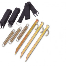 Storm protection for awning and canopy