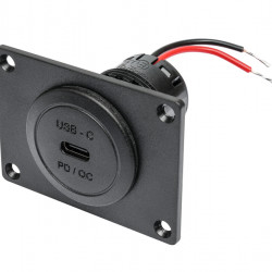 USB-C power outlet (60 W) including mounting plate