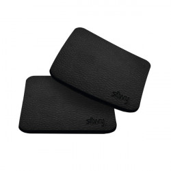 SILWY Magnetic Coasters for Magnetic Glasses, Black