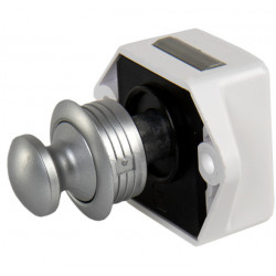 Push Lock Mini - Matte Chrome