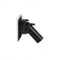 Diesel filler neck, 50mm hose connection, magnetic hinged lid