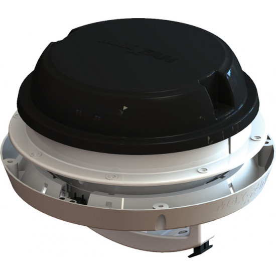 MaxxFan Dome Plus 12V Roof Fan - Black