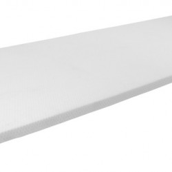 Gel foam mattress topper - L195 x W120 x H4 cm