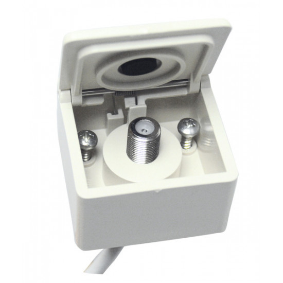 Antenna socket EV06 with 5m coaxial cable