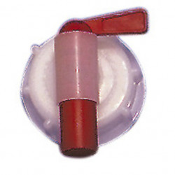 Lid for water canister with tap closure