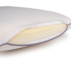 Gel pillow with memory foam