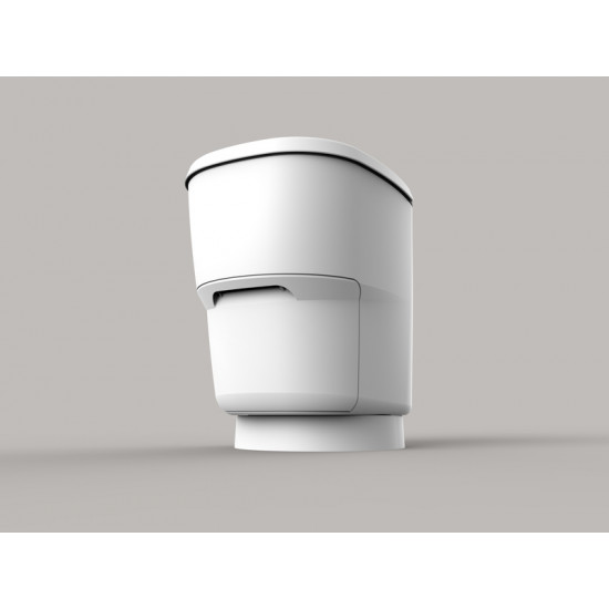 Clesana C1 – waterless toilet with round base