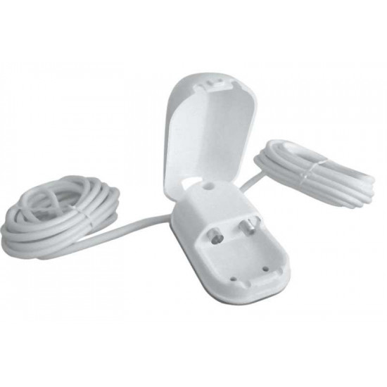 Twin outdoor socket with F & coaxial connection