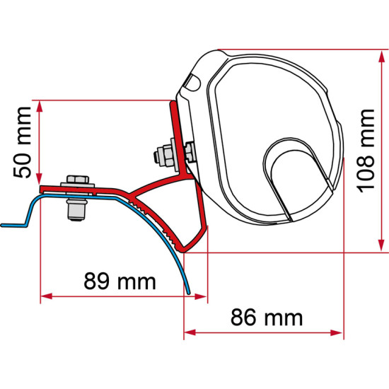 FIAMMA Adapter F35, Trafic.Vivaro of 2015