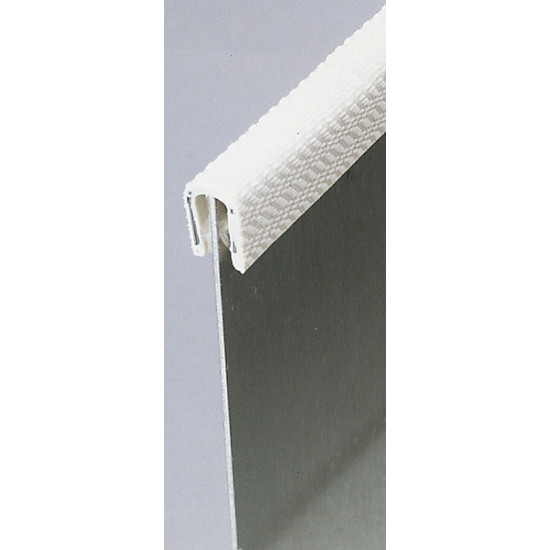 Edge protection profile - large clamping range - black - 40 m