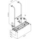 Esse4 CD bicycle carrier - mounting for Carado, Sunlight, Dethleffs
