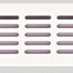 Ventilation grille 400 x 80 mm (white)