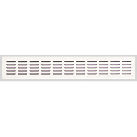 Ventilation grille 400 x 80 mm (white)