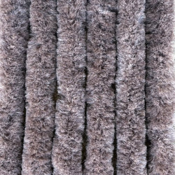 Fleece curtain 120x185 brown