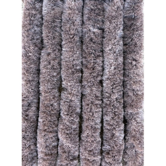 Fleece curtain 120x185 brown