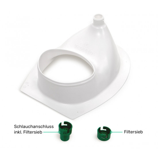 Compostable toilet insert - White