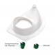 Compostable toilet insert - White