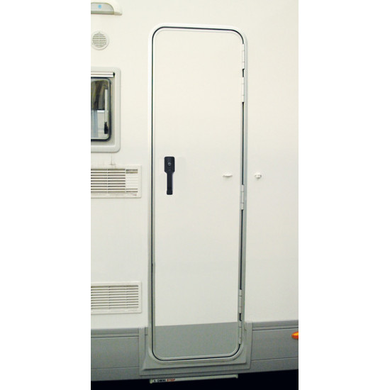 Prefabricated motorhome door in System 2000 - White