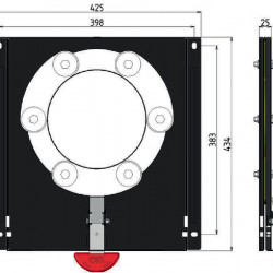 Swivel base - For Volkswagen T5/T6/T6.1 - For original seat 2003-2024 - Driver/passenger side