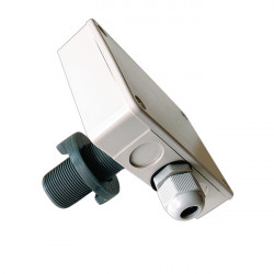 Roof feedthrough for solar panel cables - 3-way - White
