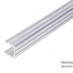 U-profile made of aluminum, 15mm diameter, 1.12m long