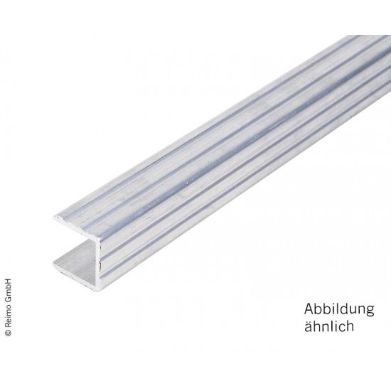 U-profile made of aluminum, 15mm diameter, 1.12m long