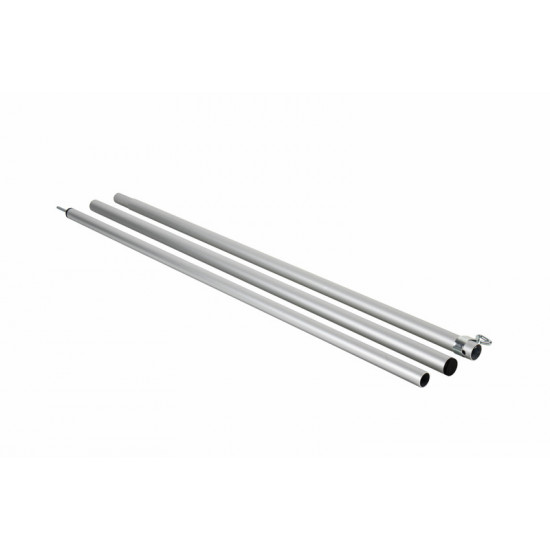 Aluminum support pole 170-260 cm, 3-piece with screw