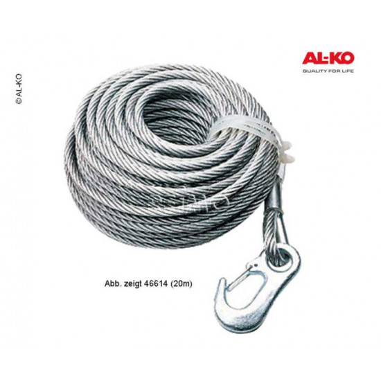 15m rope for Alko winch 350kg