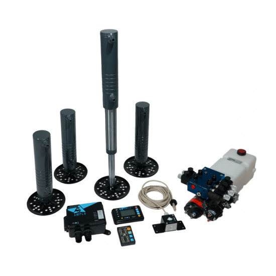 AMPLO Hydraulic Leveling Jacks - Automatic 12V Leveling System for Mercedes-Benz Sprinter from 202