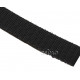 Self-adhesive hook and loop tape, 20 mm wide and 5 m long, color: black
