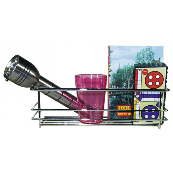 Universal storage tray, chrome-plated