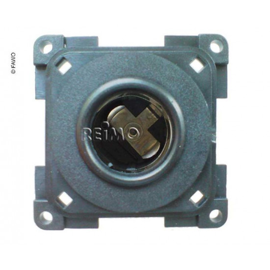 12V/10A car socket (cigarette lighter socket). Slate grey. Loose (unpackaged).