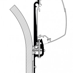 Eriba Touring awning adapter set