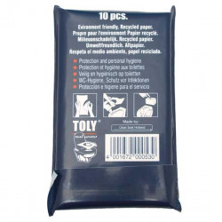 Toly toilet paper seats, 10 pieces