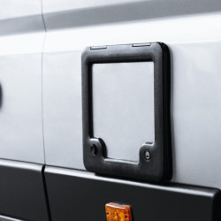 Black magnetic button for Thetford Service Door 3