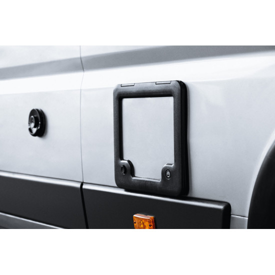 Black magnetic button for Thetford Service Door 3