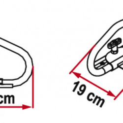 MotoWheel Chock Rear - Rear Wheel Locking System