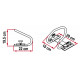 MotoWheel Chock Rear - Rear Wheel Locking System