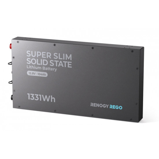 Super slim SOLID STATE LiFePO4 battery 104 Ah
