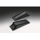 Standard wedge - Stepless - Black - Set of 2