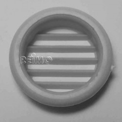 Furniture ventilation grille - 32 mm - Round - Grey