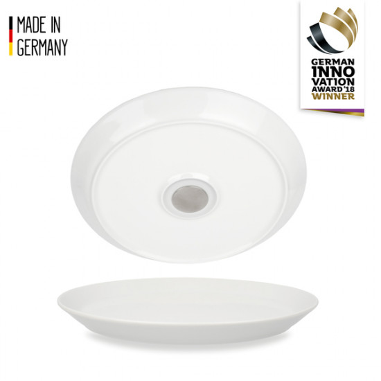 2 magnetic porcelain plates