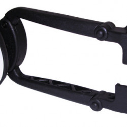 Clip-on mirror XL Extended with quick-release fastener
