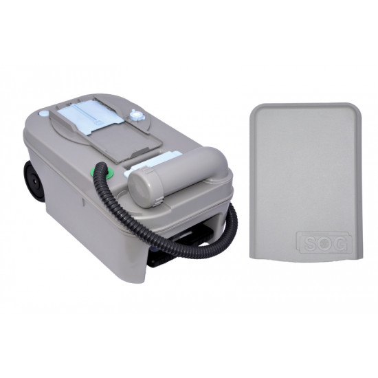 SOG ventilation set 320 S for side wall, light grey