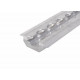 Retractable lashing rail for load securing, for corner mounting - Silver