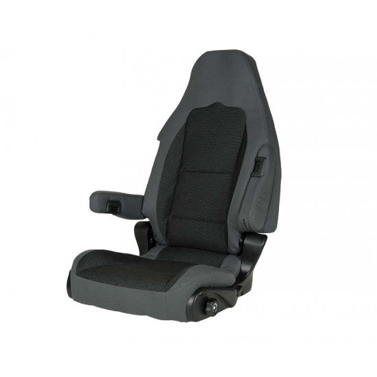 Pilot seat S 10.1, cover Tavoc2, grey/black for passenger side