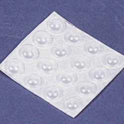 Round noise damper, 8x2.2mm, 16 pieces